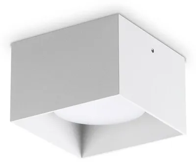 Zdjęcie produktu dla Współczesna lampa sufitowa Spike Aluminium White 1 Light Gx53 15W 3000K Ip20