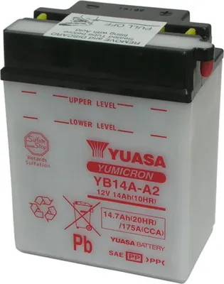 Imagen del producto de Batería Yuasa YB14A-A2, 12V/14Ah