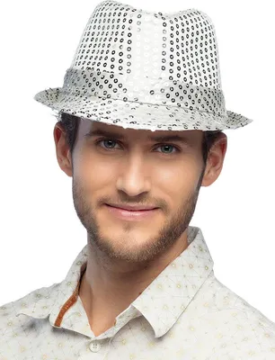 Immagine prodotto di Cappello in paillettes argento