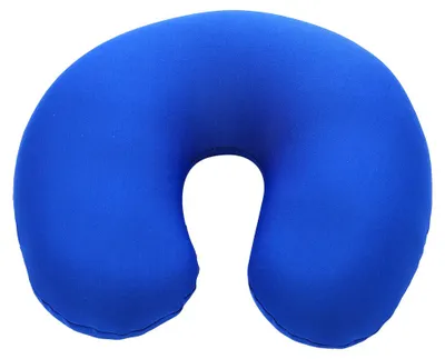 Produktbild von Elastisches U-förmiges Nackenkissen, weiches Stützkissen für Kopf und Taille, für Zuhause, Reisen und Büro (Königsblau)