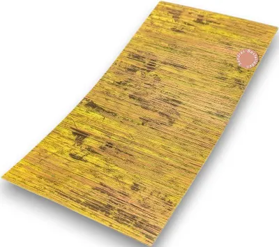 Produktbild von Sandras-Bastelladen - Multicolor Gebürstet - Kerzen Verzierwachsplatte - 200 x 100 x 0,5mm Gelb-Gold
