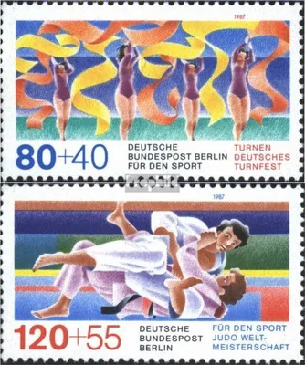 Produktbild von Briefmarken Berlin (West) 1987 Mi 777-778 (kompl.Ausg.) FDC Sporthilfe