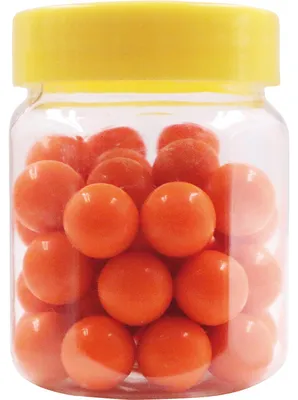 Produktbild von EDUPLAY 370171 40 orangene Perlen zu Perlenbild-Baukasten, orange