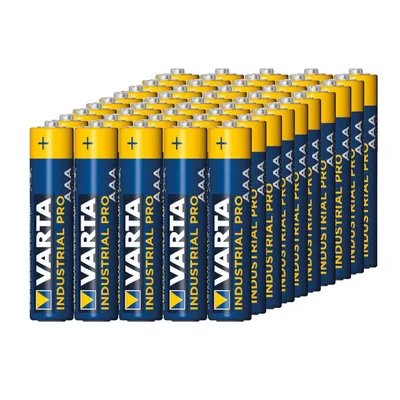 Produktbild von 50x R-03 LR03 AAA Alkalibatterie Varta Industrial 4003