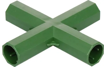 Produktbild von Multipack 10pcs Rohrschnalle Mittelkupplung für Gartenstangen 16 mm