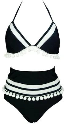 Produktbild von VILOREE y Damen Bikini Set Bademode Schwimmanzug Zweiteiliger Badeanzug mit P