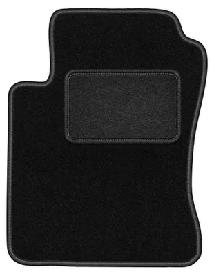 Productafbeelding van Velours bestuurdersmat voor Daihatsu Terios II vanaf 2006 (SUV) – zwart, op maat – Wielganizator LUX