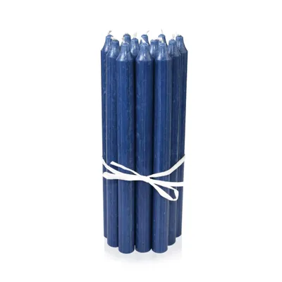 Produktbild von Dänische Premium Stabkerzen 12er Set, Leuchterkerzen, Tischkerzen, Tafelkerzen Farbe: Lavendel, Höhe: 29 cm