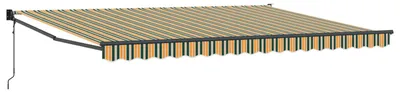 Obrázek produktu pro Markýza Zelená a žlutá 450 x 300 x 165 cm Polyester a kov