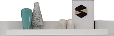 Produktbild von Modernes Wandboard COLORADO-61 in weiß Hochglanz BxHxT: 150x20x18cm