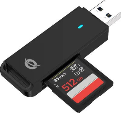 Imagen del producto de Conceptronic BIAN02B CONCEPTRONIC BIAN SD Card Reader USB 3.0 schwarz