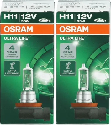 Image de Ampoules Osram Ultra Life H11 64211ULT (2 pièces)