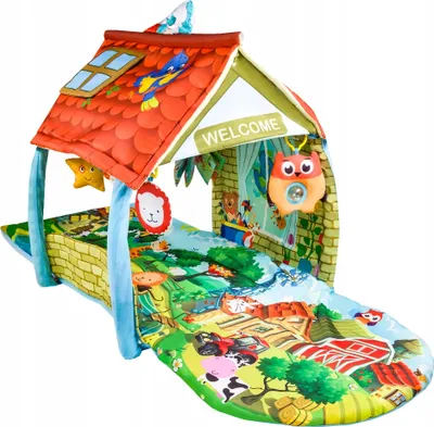 Produktbild von LernSpielmatte Lionelo Agnes 2in1 Spieldecke Spielbogen Baby Krabbeldecke