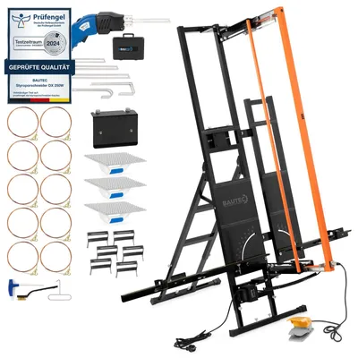 Produktbild von BAUTEC Heißdrahtschneider ALUCUTTER PROFI + Handschneider STYROCUTTER DX 250 W » Styroporschneider Profi-Set