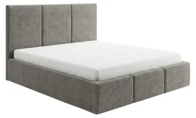 Obrázek produktu pro Čalouněná postel 180x200 EABNA s úložným prostorem - světle šedá