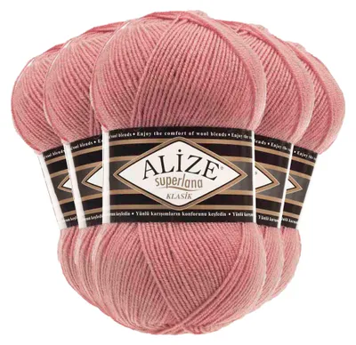Strickgarn ALIZE SUPERLANA KLASIK 144 altrosa