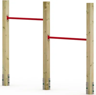Produktbild von WICKEY FIT Tumble 302 - Outdoor-Fitnessgerät – rot