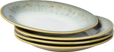 Produktbild von Gipfelstück Desserteller-Set, Steinzeug , Flussufer