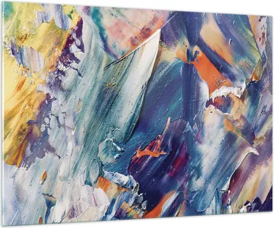 Produktbild von Bilder auf glas - Einteilig - Die Farben Farbe Abstraktion - 100x70cm - Glasbilder - Wandbilder - Bilder - Wanddekoration aus Glas - Glas Bilder - Wandbild auf Glas - GAA100x70-5113