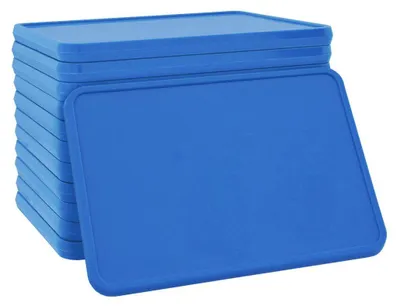 Produktbild von CombiCraft Wertmarken Chips Rechteckig 50x35mm Blau - pro 100 Stück