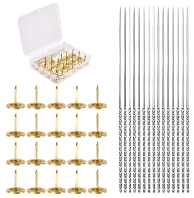 Snag-Reparatur-Set, 15 Nadeln + 20 Stifte, für Stoffe