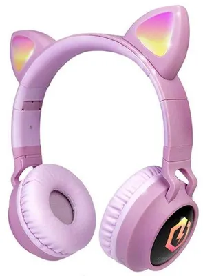 Image de Casque pour enfants PowerLocus - Buddy Ears, sans fil, rose