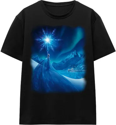Produktbild von Frozen - "Magical Light" T-Shirt für Herren/Damen Uni TV17083 (XL) (Schwarz)