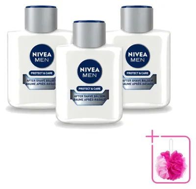 Obrázok produktu pre 3 x Balzam po holení NIVEA MEN Protect & Care - 100 ml - Balenie 3 kusov