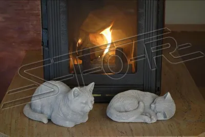 Obrázok produktu pre Záhradná dekorácia Cat Terrace Stone Figures Figure Decoration Statue Sculpture 103106