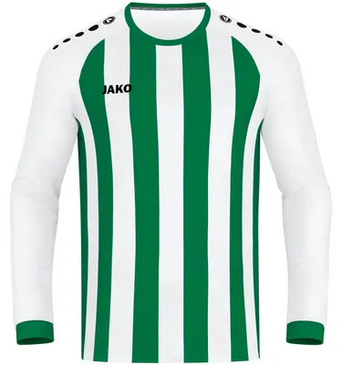 Image de Jako Inter Maillot manches longues enfants - Blanc / Vert sport