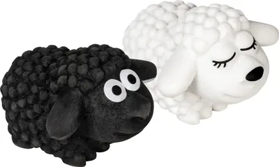 Produktbild von 2x BRUNNEN 1027419 Radiergummi 3D „Sheep“, schwarz + weiß