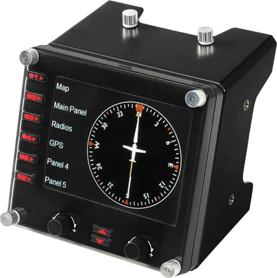 Produktbild von Logitech G 945-000008, Flugsimulation, PC, Analog / Digital, Kabelgebunden, USB, Schwarz