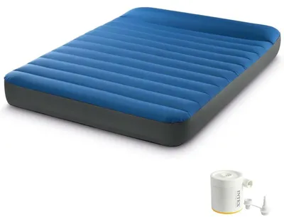 Productafbeelding van Opblaasbaar campingmatras Intex 64012 Campingmatras vol blauw