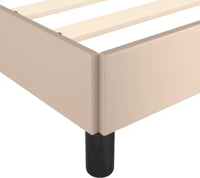 Produktbild von Bettgestell Cappuccino-Braun 200x200 cm Kunstleder