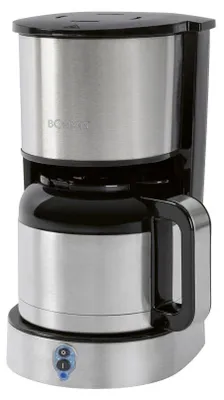 Obrázek produktu pro Bomann 660661, Kávovar na překapávanou kávu, 1,2 l, Mletá káva, 800 W, Černá, Nerezová ocel