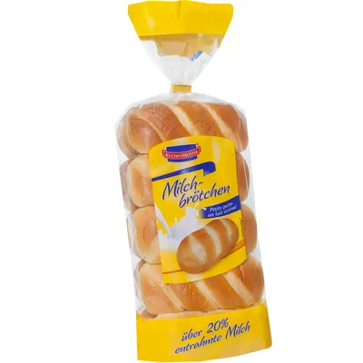 Produktbild von Bułka mleczna KuchenMeister pysznie miękka z odtłuszczonego mleka 400g