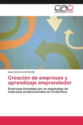 Produktbild von Creación de empresas y aprendizaje emprendedor