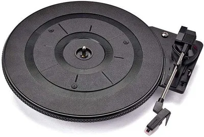 Productafbeelding van 28 cm vintage vinyl platenspeler, draaitafel - audio- en videoaccessoires