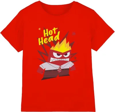 Imagen del producto de Inside Out 2 - Camiseta para niños, modelo TV4854 (talla 116), color rojo