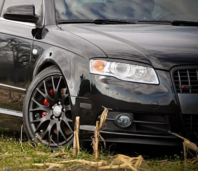 Produktbild von Scheinwerfer Blenden Spoiler Böser Blick für Audi A4 B7 Limo Avant ab 2004-2008