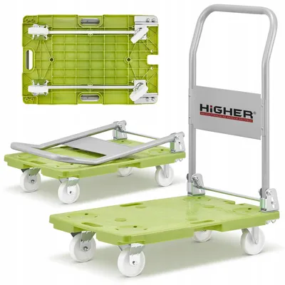Zdjęcie produktu dla Wózek platformowy transportowy magazynowy HIGHER 150 kg LH08-150