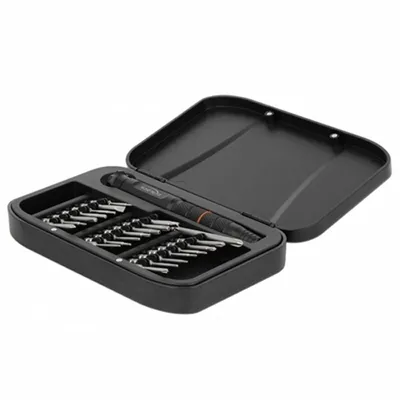 Produktbild von DeLOCK Werkzeugkit für Computer und Smartphones 23-teilig, 22 Stück(e), Pentalobe, Phillips, Schlitz, Torx, Dreiflüglig, PH 0, PH 00, PH 000, PH 1, PH 2, 1.5,3.5 mm, T2, T3, T5, TR10, TR6, TR8