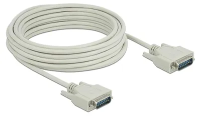 Image de Delock Serielles Kabel D-Sub15 Stecker zu Stecker 10 m