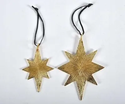 Produktbild von Belldeco Große Goldene Anhänger Dekoration