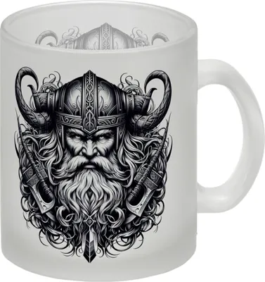 Produktbild von Wikingergott Odin Glas Tasse