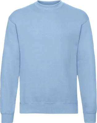 Image de Fruit of the Loom - "Classic 80/20" Sweatshirt für Herren RW7886 (S) (Himmelblau)