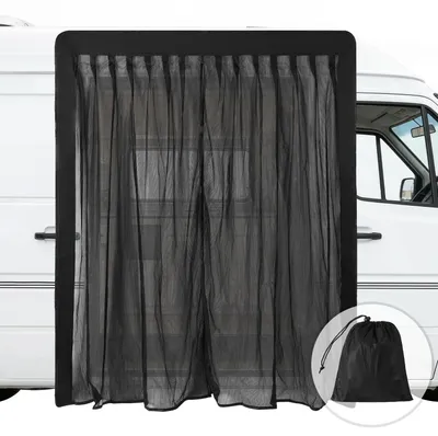 Produktbild von Ikodm Magnetisches Auto Moskitonetz 210 x 165 cm für Heckklappe SUV Van Camping