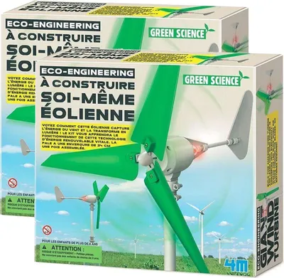 Zdjęcie produktu dla 2 turbiny wiatrowe DIY - Odkrywając naukę