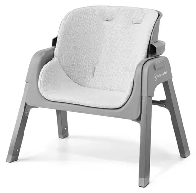 Produktbild von Noxi Baby Hochstuhl - 3-in-1 Kinderhochstuhl - Klappbar - Doppelte Ebene - Mit Tablett und Sicherheitsgurt - Für 1–2 Jahre - Grau