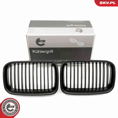 Image de ESEN SKV 66SKV046 Calandre avant pour BMW Série 3 Berline (E36) Noir mat